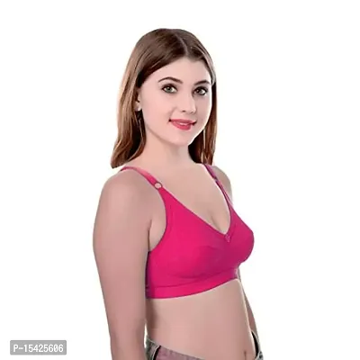 Samvar Women Cotton Non Padded Non-Wired Bra Everyday Regular Bra-thumb3