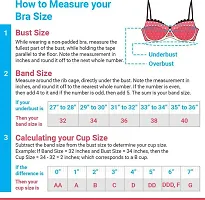 Women?s Cotton Lycra Blend Bra, Regular Everyday Bra|Full Coverage Bra|Soft and fine Quality Fabric with Solid Work-thumb4