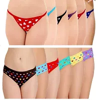 Womens Underwear Seamless Hipster Panties,6 Pack Women Soft Stretch No Show Brief Bikini for Ladies-thumb1