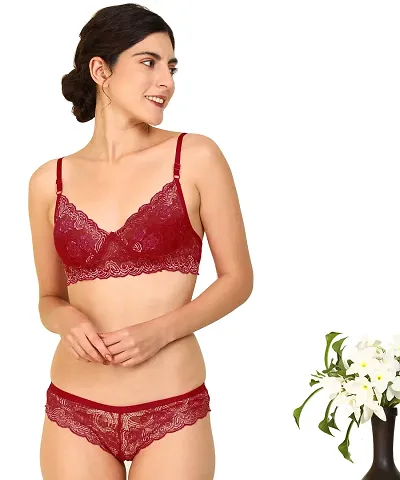 Buy Arousy Bra Panty Set, Sexy Lingerie for Honeymoon Sex, Lingerie Set for  Women, Bra Panty Set for Women, Babydolls Sexy Lingerie for Honeymoon, Sexy  Lingerie, Women's Cotton Bra Panty Set for Women