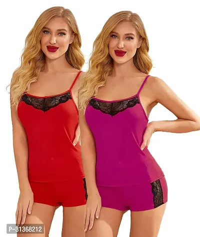 Stunning Multicolor Designed Babydoll Dress Pack of 2