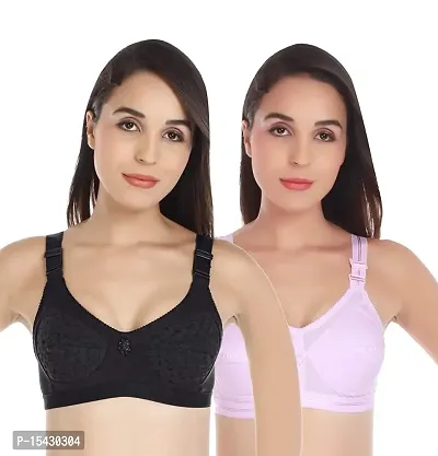 Buy Teenager Women's Cotton Non-Padded Wire Free Full-Coverage Bra