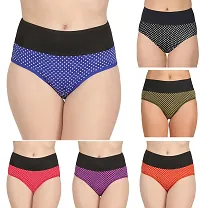 Samvar Women Cotton Silk Hipster Multicolor Panties Combo -100% Cotton ( Pack of 12 )-thumb1