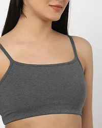 Stylish Multicoloured Cotton Solid Bras For Women-thumb1