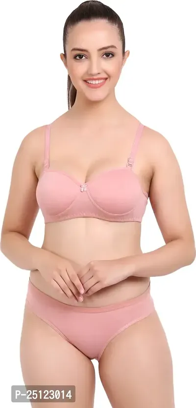 Stylish Cotton Bra And Panty Set For Women Pack Of 3-thumb4