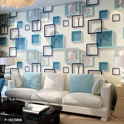 Self adhesive wallpaper sticker brick leaf pattern for wall decoration(300 x 45 cm)-thumb3