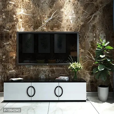 Kitchen cabinets Marble Wallpaper Oil Proof Waterproof Floor Tiles Stickers Waterproof Wall Paper for Home and Kitchen Decor-thumb2