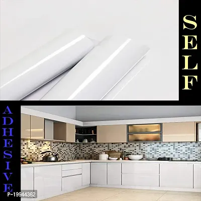 Kitchen cabinets Marble Wallpaper Oil Proof Waterproof Floor Tiles Stickers Waterproof Wall Paper for Home and Kitchen Decor-thumb0