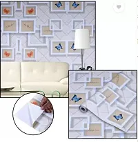 Classic Self Adhesive Sticker Multicolour For Wall Decoration(500 X 45 Cm)(24 Sq Ft)-thumb1