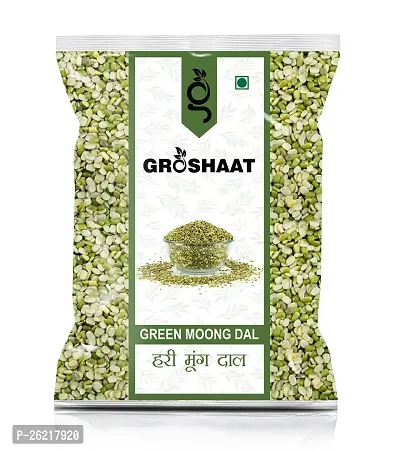Groshaat Green Moong Dal 2Kg Pack