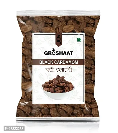 Groshaat Kali Elaichi (Black Cardamom) 500gm Pack-thumb0
