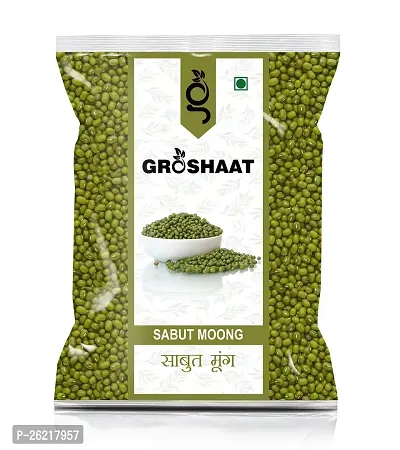 Groshaat Sabut Moong Dal 2Kg Pack-thumb0