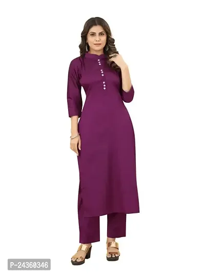 LABEL D11 Women's Art Silk Kurta with Pant | Casual  Party Wear Dress with Elegant Design | Traditional Ethnic Dress for Beautiful Looks