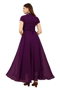 Label D11 Women Georgette Maxi Anarkali Gown Dress (SARAA)-thumb1