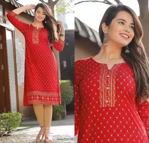 Fancy Rayon Kurta for women