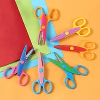Scissors for Art and Craft Zigzag Paper Cutting for School Stationery Border Edge Decoration Paper Shaper Scissors PACK OF 4-thumb2