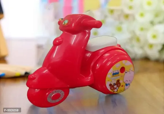 Cute Cartoon Scooter Shaped Manual Color Pencils/Pencil Sharpener for Toddlers, Table Sharpener Machine School Stationary Gift for Kids-thumb4