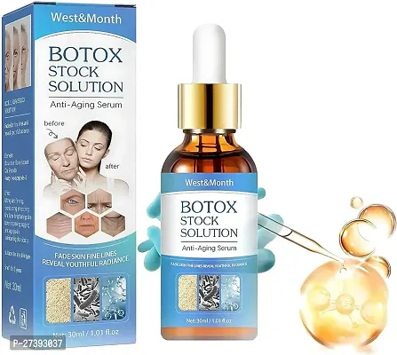 NEWCLICK Botox Stock Solution Anti Aging Facial Serum for Men  Women | Vitamin C Face Serum for Skin Repair  Glowing Skin | 30 Ml(Pack of 1)-thumb0