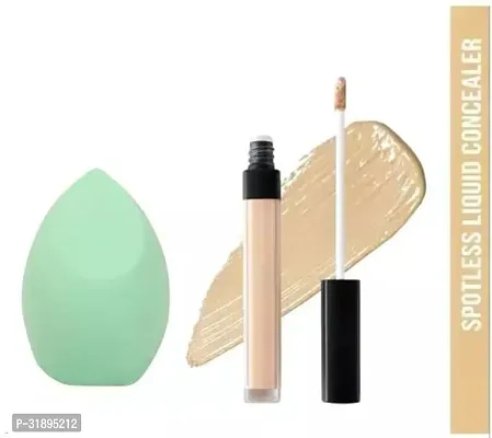 Beauty Makeup Combo Set of Blender Puff and Liquid Concealer