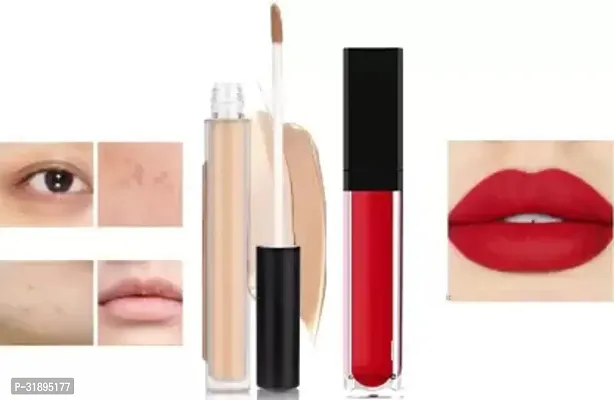 Liquid Concealer and Liquid Matte Lipstick Combo Set-thumb0