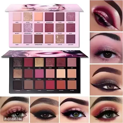 Makeup Eyeshadow Rose Gold and Nude Edition Combo Eyeshadow Pallete for Giirls-thumb0