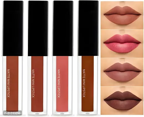 Long Lasting Matte Lipstick for Women Pack of 4