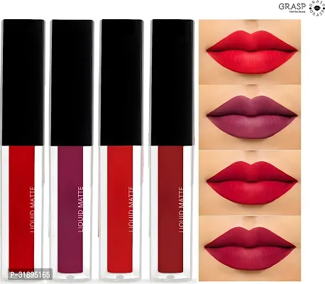 Long Lasting Lip Care Lipstick, Pack of 4