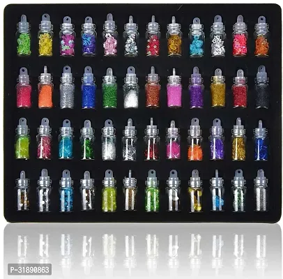 Nail Art Glitter Set Pack of 48-thumb0