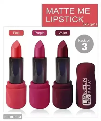 Beauty London Edition Matte Lipstick of 3 Pieces