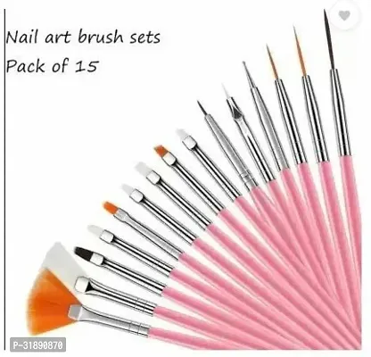 Nail Art Brush Set Pack of 15-thumb0