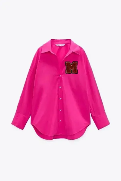 Elegant Solid Shirt For Women