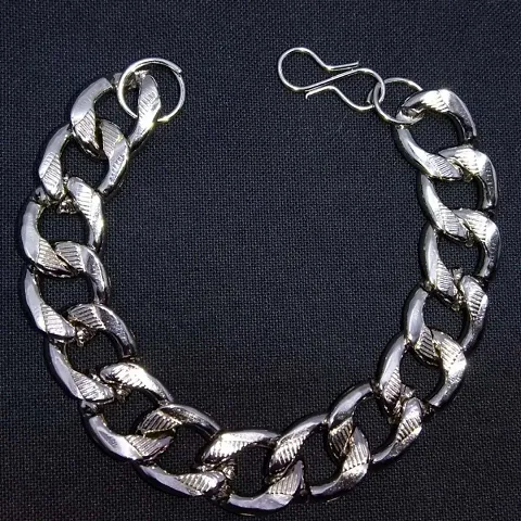 Stainless 15mm Thick Heavy Polished Chain Bracelet for Men & Boys colour in fashion world