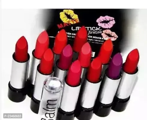 Balm Super Matte Red Lipstick Combo Pack Of 12 Super Shades