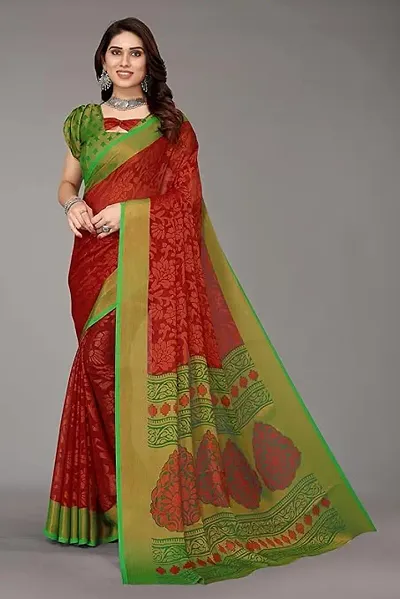 Classic Brasso Saree with Blouse piece