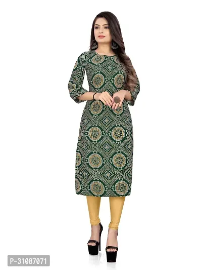 Stylish Crepe Kurta for Women-thumb0