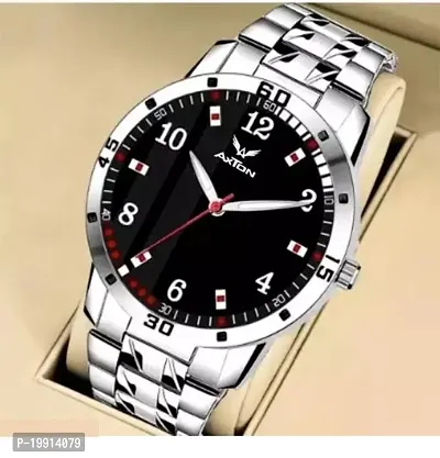 Stylish Fancy Stainless Steel Analog Watches For Men-thumb0