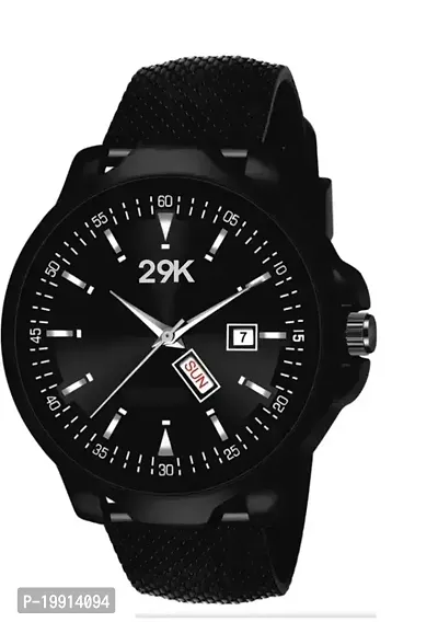 Stylish Fancy Silicon Analog Watches For Men-thumb0