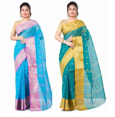 Classic Saree without Blouse piece Pack of 2