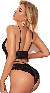 Naisa Women's Sexy Bra Panty Bikni |Lingerie Set|Hot  Sexy for Newly Married Couples Honeymoon/First Night/Anniversary |for Women/Ladies/NaughtyGirls.with 26 to 38 inch bust size-thumb1