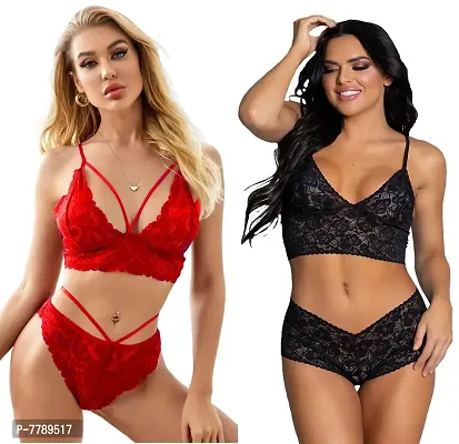 Buy Naisa Women's Sexy Bra Panty Bikni, Lingerie Set, Hot & Sexy for Newly  Married Couples Honeymoon/First Night/Anniversary