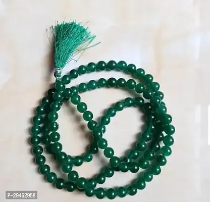 Sphatik Japa Mala 108 Beads for Pooja Crystal Chain 6mm