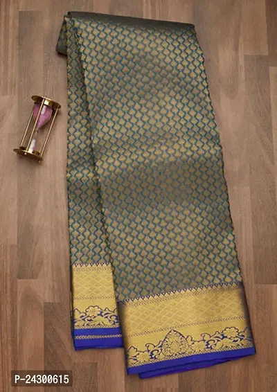 Classic Cotton Silk Saree with Blouse piece-thumb0