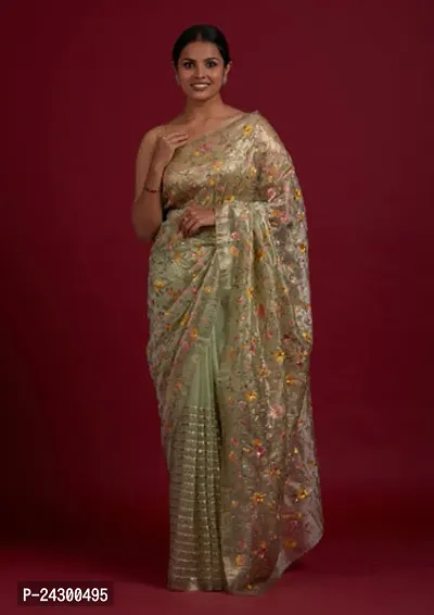 Classic Cotton Silk Saree with Blouse piece