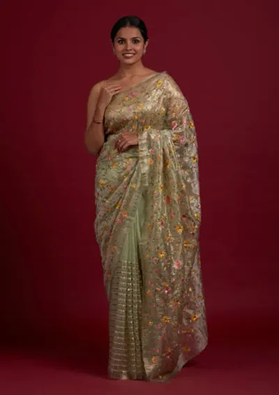 Classic Silk Saree with Blouse piece