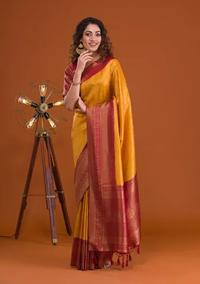 Classic Silk Saree with Blouse piece