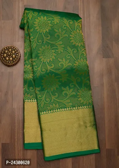 Classic Cotton Silk Saree with Blouse piece-thumb0