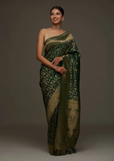 Alluring Art Silk Saree with Blouse piece 