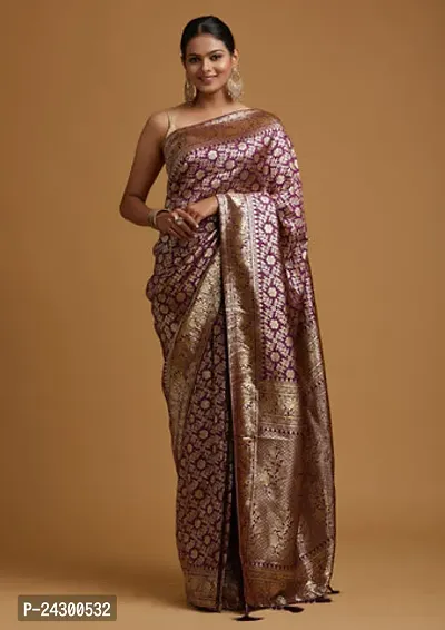 Classic Cotton Silk Saree with Blouse piece-thumb0