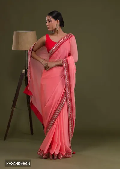 Classic Cotton Silk Saree with Blouse piece-thumb0