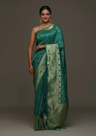 Classic Silk Saree with Blouse piece